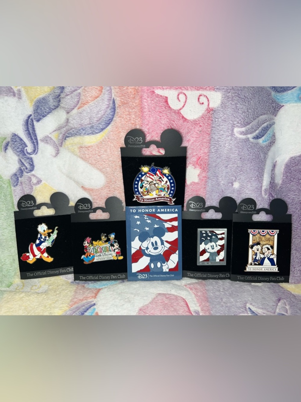 D23 'To Honor America' Treasures of the Walt Disney Archives Disney pin series.